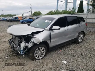 2018 Chevrolet Equinox LT with VIN 2GNAXSEV2J6273344, listed as a Copart auction lot 54433804 with 36,303 mi miles and Salvage Title. Bid and sale history available at carsss.com. Image 1.