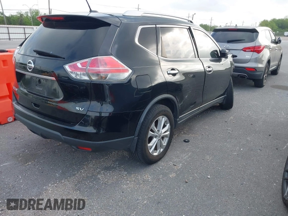 2016 Nissan Rogue SV with VIN KNMAT2MT9GP614414, listed as a IAAI auction lot 41968457 with 252,533 mi miles and . Bid and sale history available at carsss.com. Image 4.