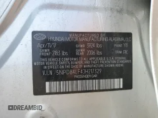 2018 Hyundai Elantra SEL z VIN 5NPD84LF4JH217329, wystawiony jako Copart lot #54959285 z przebiegiem 122 683 mil mil oraz Szkoda całkowita • Salvage title. Historia ofert i sprzedaży dostępna na DreamBid. Obrazek 13.