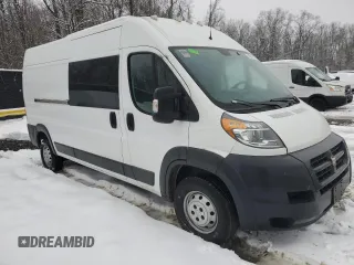 2017 Ram ProMaster Cargo with VIN 3C6TRVDG9HE517606, listed as a Copart auction lot 45267115 with 64,708 mi miles and Clean Title. Bid and sale history available at carsss.com. Image 4.