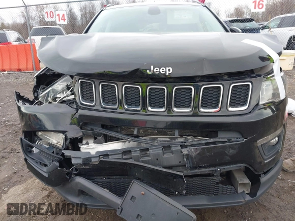 2018 Jeep Compass Altitude with VIN 3C4NJDBB2JT108035, listed as a IAAI auction lot 42013400 with 179,886 mi miles and . Bid and sale history available at carsss.com. Image 6.