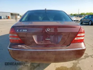 2006 Mercedes-Benz C 230 Sport with VIN WDBRF52H26F822471, listed as a Copart auction lot 51957955 with 146,176 mi miles and Salvage Title. Bid and sale history available at carsss.com. Image 6.