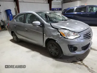 2019 Mitsubishi Mirage ES z VIN ML32F3FJ4KHF12055, wystawiony jako Copart lot #57972685 z przebiegiem 49 280 mil mil oraz Szkoda całkowita • Salvage title. Historia ofert i sprzedaży dostępna na DreamBid. Obrazek 4.