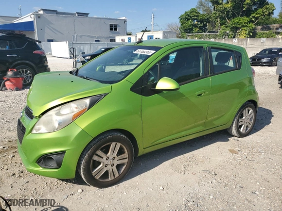 2014 Chevrolet Spark LS with VIN KL8CB6S90EC584064, listed as a Copart auction lot 53160255 with 79,652 mi miles and Salvage Title. Bid and sale history available at carsss.com. Image 1.
