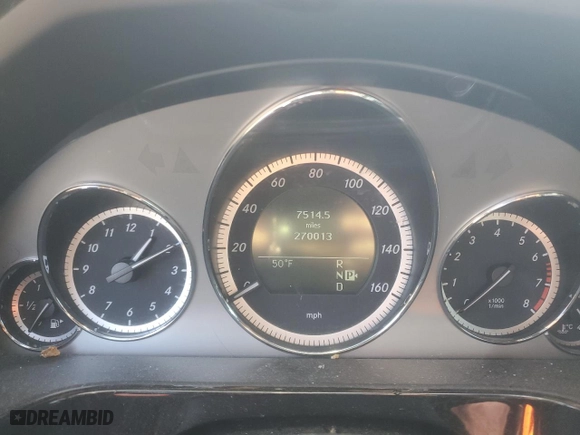 2011 Mercedes-Benz E-Class E 350 Luxury with VIN WDDHF5GBXBA350406, listed as a Copart auction lot 45283425 with 270,013 mi miles and Salvage Title. Bid and sale history available at carsss.com. Image 9.