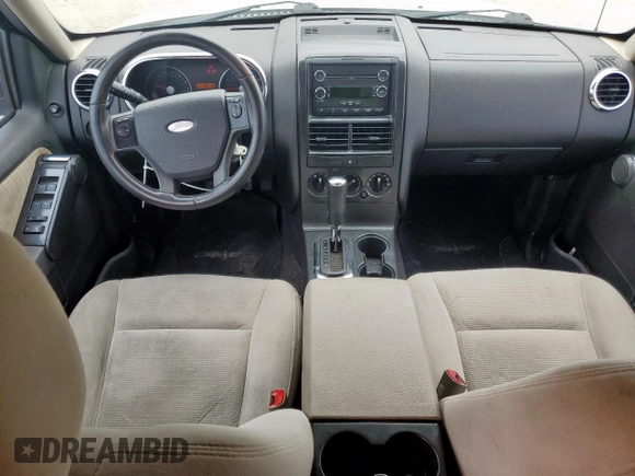 2008 Ford Explorer XLT with VIN 1FMEU63E08UA33875, listed as a Copart auction lot 54851655 with 166,968 mi miles and Salvage title. Bid and sale history available at DreamBid. Image 8.