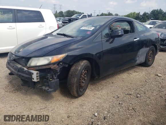 2012 Honda Civic Cpe LX with VIN 2HGFG3B55CH532751, listed as a Copart auction lot 61333684 with 226,898 mi miles and Salvage Title. Bid and sale history available at carsss.com. Image 1.