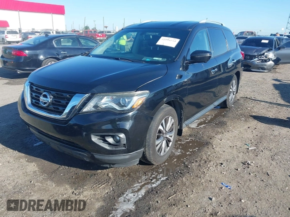 2017 Nissan Pathfinder SV z VIN 5N1DR2MM3HC611338, wystawiony jako IAAI lot #42194564 z przebiegiem 105 158 mil mil oraz . Historia ofert i sprzedaży dostępna na DreamBid. Obrazek 2.