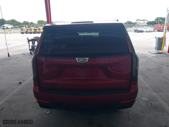 2023 Cadillac Escalade 4WD Sport with VIN 1GYS4FKLXPR327898, listed as a IAAI auction lot 41420214 with 11,960 mi miles. Bid and sale history available at carsss.com. Image 16.