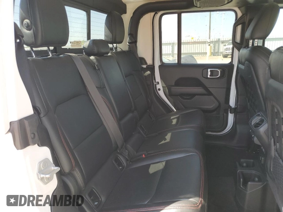 2023 Jeep Gladiator Rubicon with VIN 1C6JJTBG3PL525874, listed as a Copart auction lot 53283145 with 37,606 mi miles and Salvage Title. Bid and sale history available at carsss.com. Image 10.