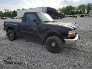 1999 Ford Ranger XL with VIN 1FTYR10C1XPB36812, listed as a Copart auction lot 54751214 with 277,416 mi miles and Salvage title. Bid and sale history available at DreamBid. Image 4.