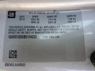 2011 Cadillac CTS Premium with VIN 1G6DS1ED6B0104222, listed as a Copart auction lot 54588145 with 129,566 mi miles and Salvage Title. Bid and sale history available at DreamBid. Image 12.