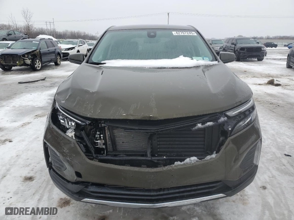 2023 Chevrolet Equinox LT with VIN 3GNAXUEG7PL174973, listed as a Copart auction lot 42707245 with 26,606 mi miles and Non Repairable. Bid and sale history available at carsss.com. Image 5.