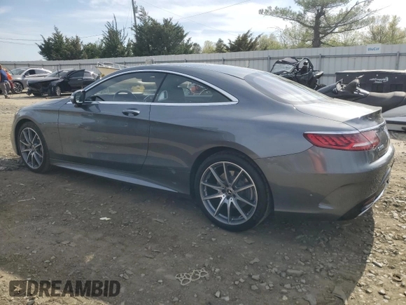 2020 Mercedes-Benz S with VIN W1KXJ8GB8LA050344, listed as a Copart auction lot 54248395 with 21,391 mi miles and Non Repairable. Bid and sale history available at DreamBid. Image 3.