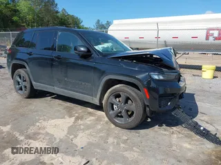 2024 Jeep Grand Cherokee Altitude X with VIN 1C4RJHAG6RC235920, listed as a IAAI auction lot 42013887 with 15,379 mi miles and . Bid and sale history available at DreamBid. Image 1.