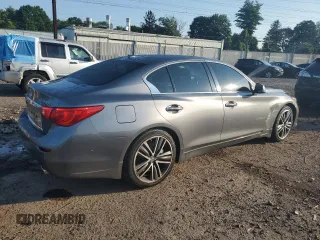 2015 Infiniti Q50 Sport with VIN JN1BV7AR2FM414563, listed as a Copart auction lot 62896535 with 133,924 mi miles and Salvage title. Bid and sale history available at DreamBid. Image 3.
