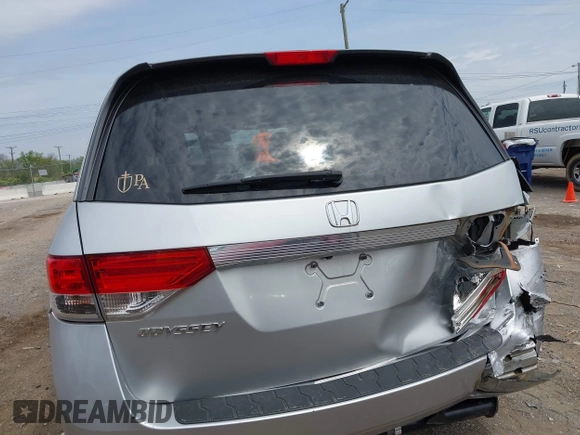 2014 Honda Odyssey EX-L with VIN 5FNRL5H60EB115792, listed as a IAAI auction lot 42064607 with 191,055 mi miles and . Bid and sale history available at carsss.com. Image 16.