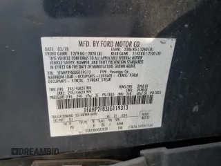 2018 Ford Taurus Limited with VIN 1FAHP2F83JG119313, listed as a Copart auction lot 46850065 with 77,635 mi miles and Salvage Title. Bid and sale history available at DreamBid. Image 15.