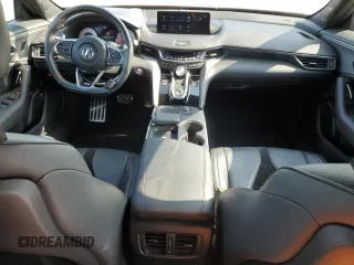 2021 Acura TLX w/A-Spec Package with VIN 19UUB5F51MA008704, listed as a Copart auction lot 59932995 with 62,781 mi miles and Salvage title. Bid and sale history available at DreamBid. Image 8.