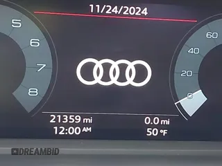 2024 Audi Q3 S line Premium with VIN WA1DECF32R1096060, listed as a IAAI auction lot 41409258 with 21,359 mi miles. Bid and sale history available at carsss.com. Image 7.