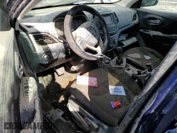 2014 Jeep Cherokee Latitude with VIN 1C4PJMCS2EW141396, listed as a Copart auction lot 45910385 with 0 mi miles and Salvage Title. Bid and sale history available at carsss.com. Image 8.