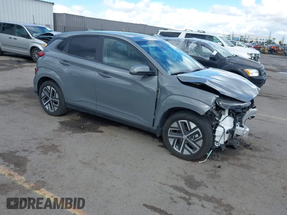 2023 Hyundai Kona SEL with VIN KM8K33AG8PU176452, listed as a IAAI auction lot 41429393 with 22,712 mi miles and . Bid and sale history available at carsss.com. Image 1.