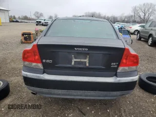 2004 Volvo S60 with VIN YV1RH59H142389189, listed as a Copart auction lot 43002135 with 161,744 mi miles and Salvage Title. Bid and sale history available at carsss.com. Image 6.