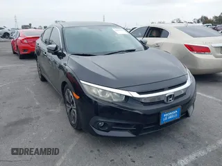 2016 Honda Civic Sedan EX-T with VIN 2HGFC1F34GH645220, listed as a IAAI auction lot 42043630 with 55,301 mi miles. Bid and sale history available at carsss.com. Image 1.