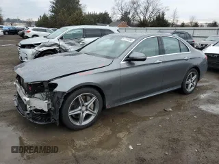 2017 Mercedes-Benz E 300 Luxury with VIN WDDZF4KB4HA080166, listed as a Copart auction lot 47110255 with 123,499 mi miles and Salvage Title. Bid and sale history available at DreamBid. Image 1.
