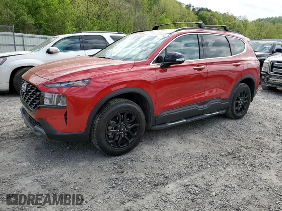 2022 Hyundai Santa Fe XRT with VIN 5NMS6DAJ3NH439139, listed as a Copart auction lot 52072454 with 28,342 mi miles and Salvage Title. Bid and sale history available at carsss.com. Image 1.