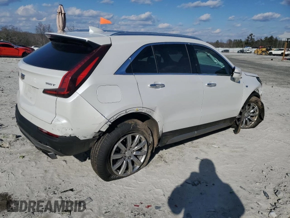 2022 Cadillac XT4 FWD Premium Luxury with VIN 1GYFZCR45NF100049, listed as a Copart auction lot 87232634 with 62,391 mi miles and Salvage title. Bid and sale history available at DreamBid. Image 3.