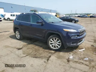 2014 Jeep Cherokee Limited with VIN 1C4PJLDB2EW238218, listed as a Copart auction lot 65024915 with 113,590 mi miles and Clean title. Bid and sale history available at DreamBid. Image 4.