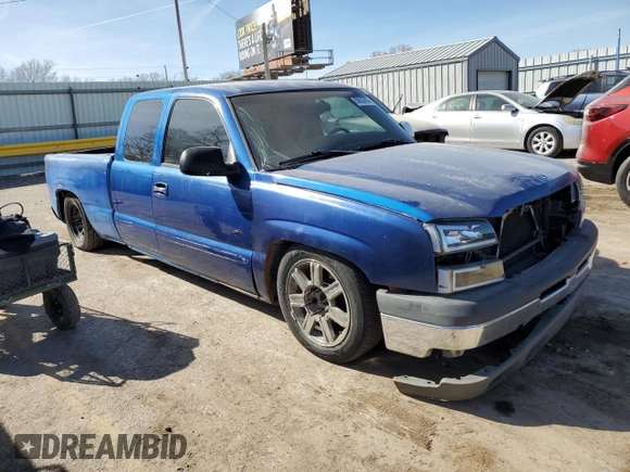 2003 Chevrolet Silverado 1500 with VIN 2GCEC19T131200006, listed as a Copart auction lot 50633925 with Not Provided miles and Salvage Title. Bid and sale history available at DreamBid. Image 4.