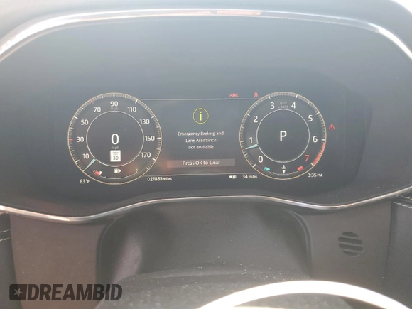 2024 Jaguar F-Pace R-Dynamic S with VIN SADCT2EX8RA739764, listed as a Copart auction lot 53101115 with 27,885 mi miles and Non repairable. Bid and sale history available at DreamBid. Image 9.