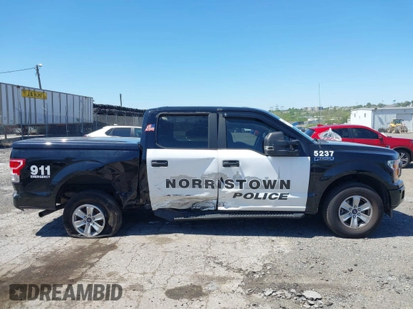 2018 Ford F-150 XL with VIN 1FTEW1E56JFC03505, listed as a IAAI auction lot 42076180 with 25,691 mi miles and . Bid and sale history available at carsss.com. Image 6.