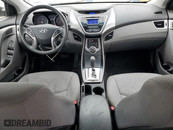 2013 Hyundai Elantra GLS z VIN KMHDH4AE0DU019346, wystawiony jako Copart lot #50828415 z przebiegiem 121 897 mil mil oraz Szkoda całkowita • Salvage title. Historia ofert i sprzedaży dostępna na DreamBid. Obrazek 8.
