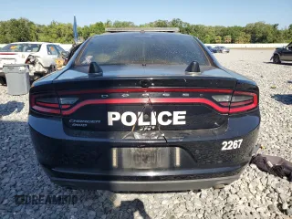2018 Dodge Charger Police with VIN 2C3CDXKT9JH249108, listed as a Copart auction lot 50931725 with Not Provided miles and Salvage Title. Bid and sale history available at carsss.com. Image 6.
