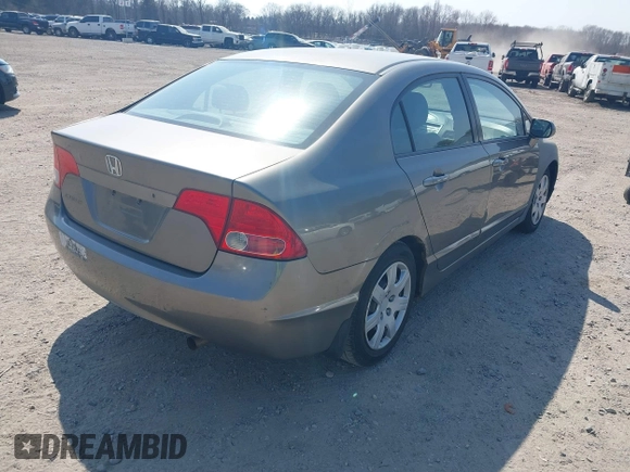2008 Honda Civic LX with VIN 2HGFA16518H315303, listed as a IAAI auction lot 41760098 with 116,896 mi miles and . Bid and sale history available at DreamBid. Image 4.
