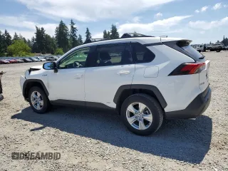 2021 Toyota RAV4 Hybrid LE with VIN JTMM6RFVXMD018561, listed as a Copart auction lot 60475965 with 56,074 mi miles and Salvage title. Bid and sale history available at DreamBid. Image 2.