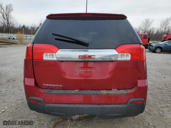 2015 GMC Terrain SLE with VIN 2GKALREK3F6361821, listed as a Copart auction lot 50751505 with 0 mi miles and Salvage Title. Bid and sale history available at carsss.com. Image 6.
