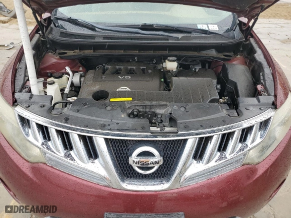 2009 Nissan Murano SL with VIN JN8AZ18U99W007289, listed as a Copart auction lot 48181165 with 123,070 mi miles and Clean Title. Bid and sale history available at carsss.com. Image 12.
