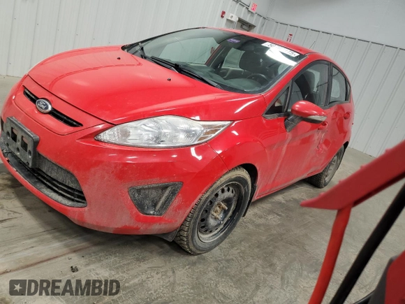 2013 Ford Fiesta SE with VIN 3FADP4EJ8DM222820, listed as a Copart auction lot 50760175 with 138,462 mi miles and Salvage Title. Bid and sale history available at carsss.com. Image 1.