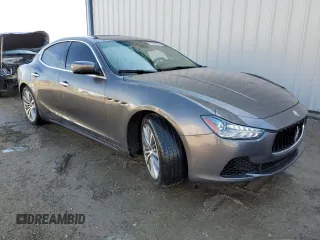 2015 Maserati Ghibli with VIN ZAM57XSA6F1158292, listed as a Copart auction lot 61963552 with 47,004 mi miles. Bid and sale history available at carsss.com. Image 1.