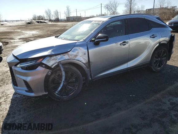 2023 Lexus RX with VIN 2T2BAMCAXPC006997, listed as a Copart auction lot 49681865 with 35,627 mi miles and Salvage Title. Bid and sale history available at carsss.com. Image 1.