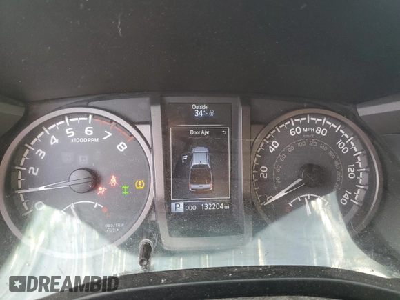 2016 Toyota Tacoma SR with VIN 3TMCZ5AN4GM030846, listed as a Copart auction lot 82512753 with 132,204 mi miles and Salvage Title. Bid and sale history available at carsss.com. Image 9.