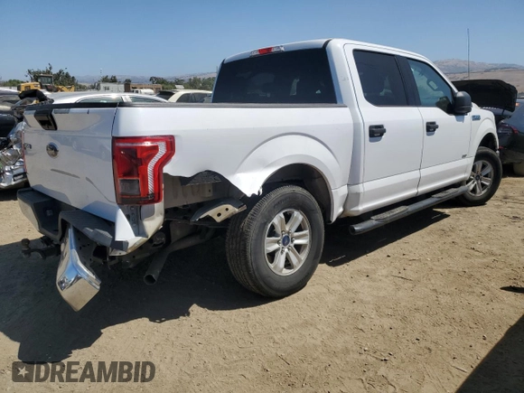 2017 Ford F-150 XL with VIN 1FTEW1CG3HKC66146, listed as a Copart auction lot 60048465 with 154,679 mi miles and Salvage title. Bid and sale history available at DreamBid. Image 3.