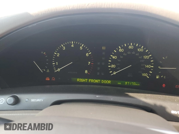 1998 Lexus LS 400 z VIN JT8BH28F9W0116715, wystawiony jako Copart lot #46878775 z przebiegiem 97 170 mil mil oraz Szkoda całkowita • Salvage title. Historia ofert i sprzedaży dostępna na DreamBid. Obrazek 9.