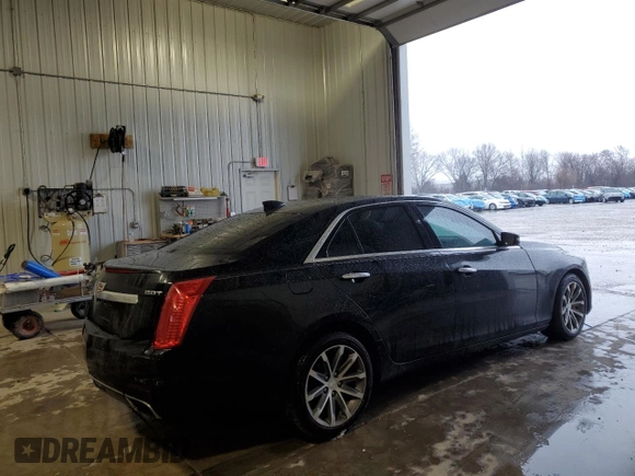 2016 Cadillac CTS Luxury Collection AWD with VIN 1G6AX5SX9G0111134, listed as a Copart auction lot 47620735 with 103,824 mi miles and Salvage Title. Bid and sale history available at DreamBid. Image 3.