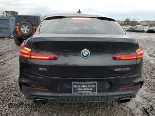 2020 BMW X4 M40i with VIN 5UX2V5C08L9D35107, listed as a Copart auction lot 38606224 with 2,551 mi miles. Bid and sale history available at carsss.com. Image 6.