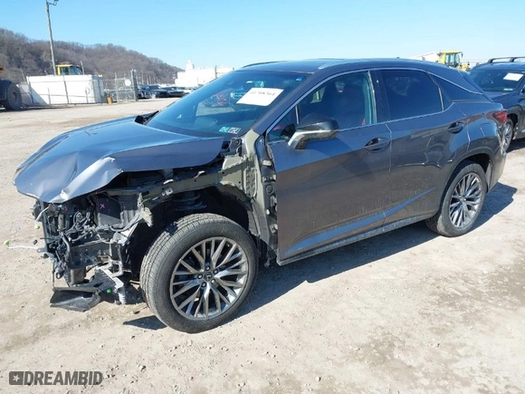 2019 Lexus RX with VIN 2T2BZMCAXKC174687, listed as a IAAI auction lot 41708364 with 59498 miles. Bid and sale history available at carsss.com. Image 2.